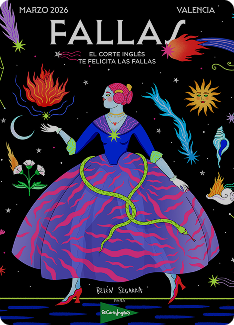 Ilustración Fallas 2026