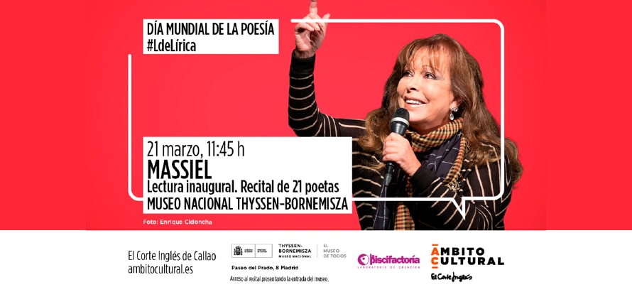 El Corte Inglés celebra el Día de la Poesía con recitales de poetas en enclaves culturales de Madrid