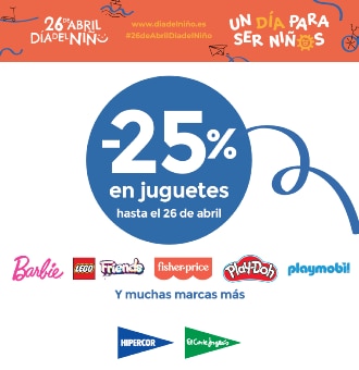El Corte Inglés celebra el Día del Niño con un 25% de descuento en grandes marcas de juguetes