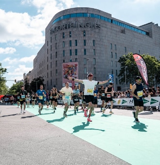 Pol Espinosa y Sandra Sancho ganadores de la 46ª Cursa El Corte Inglés