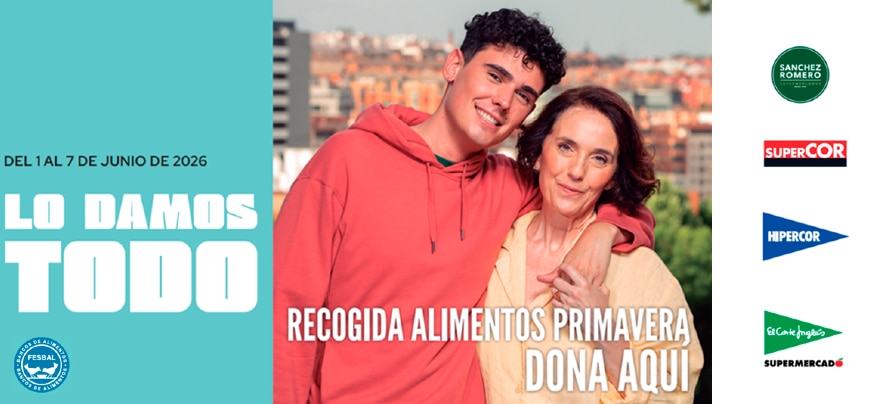 El Corte Inglés inicia “Recogida Primavera”, la campaña solidaria de FESBAL y los Bancos de Alimentos asociados