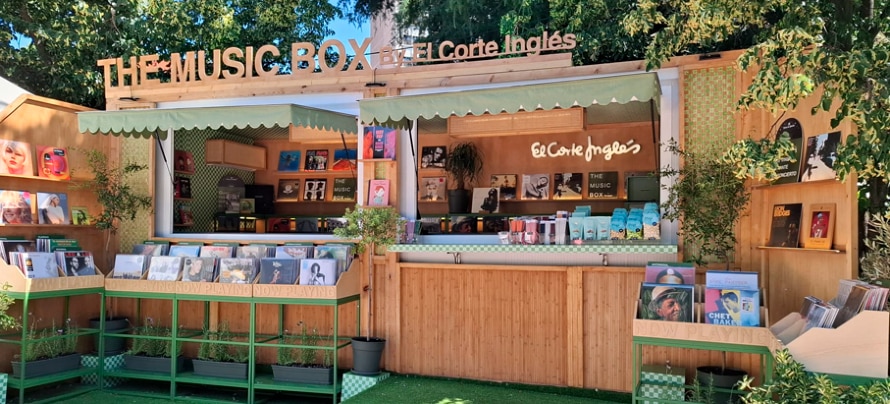 El Corte Inglés renueva The Music Box, la pop-up exclusiva del festival Noches del Botánico