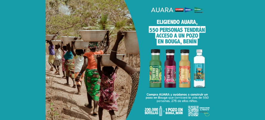 El Corte Inglés y AUARA activan una campaña para la construcción de un nuevo pozo en Benín