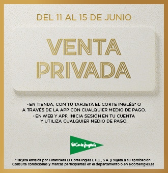 El Corte Inglés lanza Ventas Privadas con descuentos de hasta el 30% en más de mil marcas sólo del 11 al 15 de junio