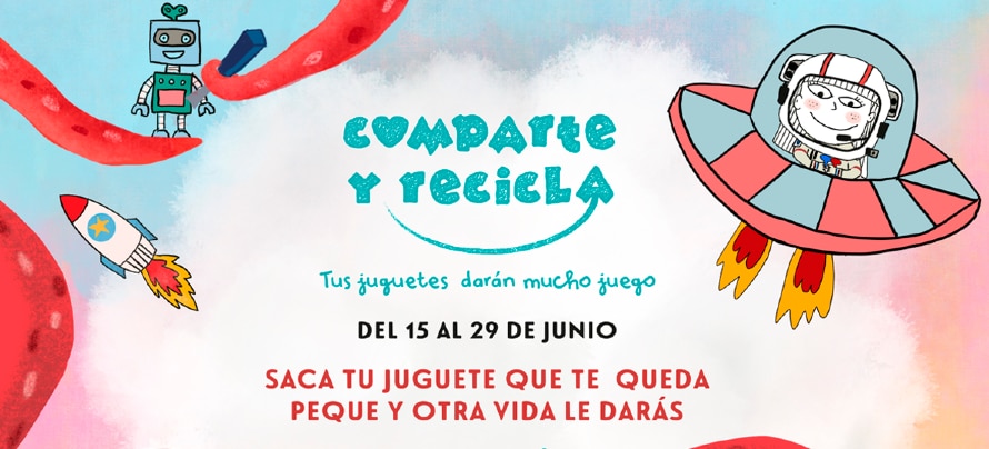 El Corte Inglés participa en la campaña de recogida de juguetes de Comparte y Recicla