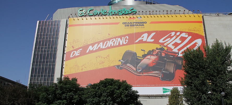 El Corte Inglés gestionará la tienda oficial de merchandising de MADRING en el GP de F1