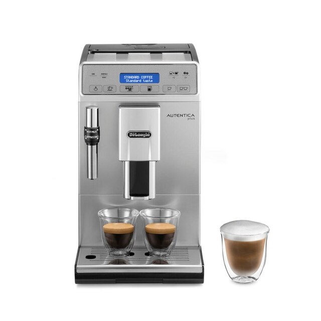 Cafetera superautomática De´Longhi Autentica Plus ETAM29.620.SB Espresso con función long y Doppio
