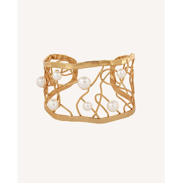 Pulsera Rígida rio perlas cultivadas