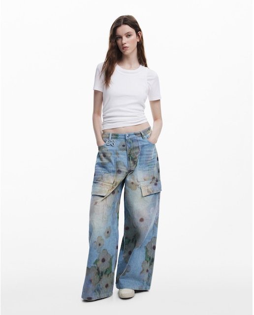 Vaquero de mujer Wide Leg Collina Strada