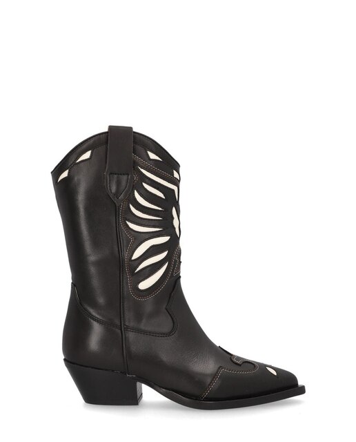 Botas de mujer de piel  con suela antideslizante