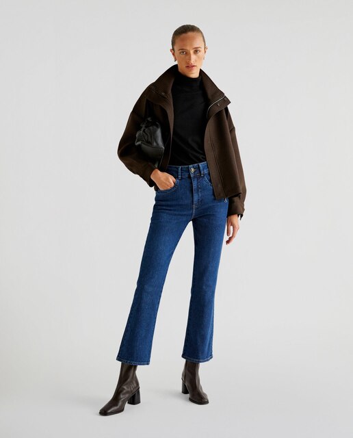 Pantalones rectos de mujer corte flare