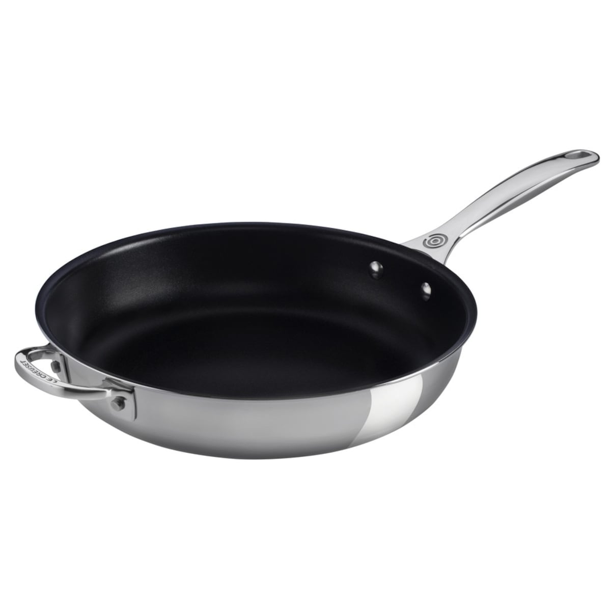 Sartén Le Creuset 3-Ply Plus Acero inoxidable triple capa con antiadherente Acero brillo-1