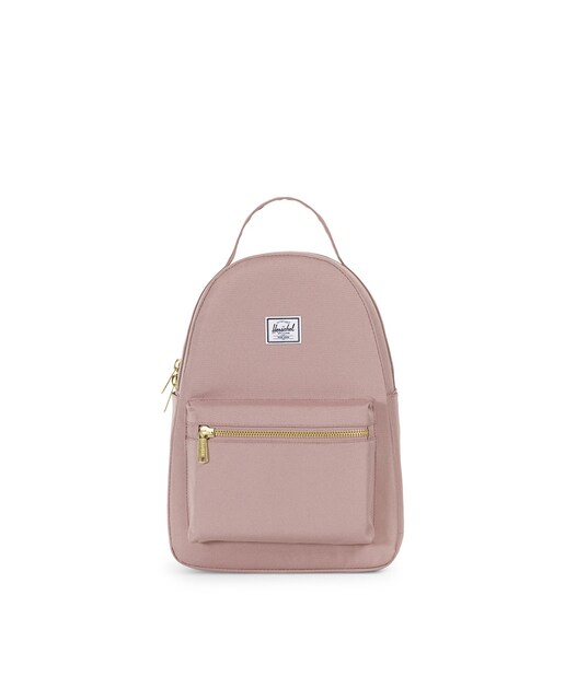 Imagen 0 de Mochila de mujer en tejido color rosa con cremallera