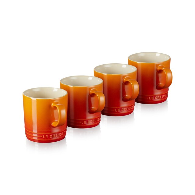 Imagen 0 de Set de cuatro tazas de Cerámica de Gres de 350 ml Le Creuset