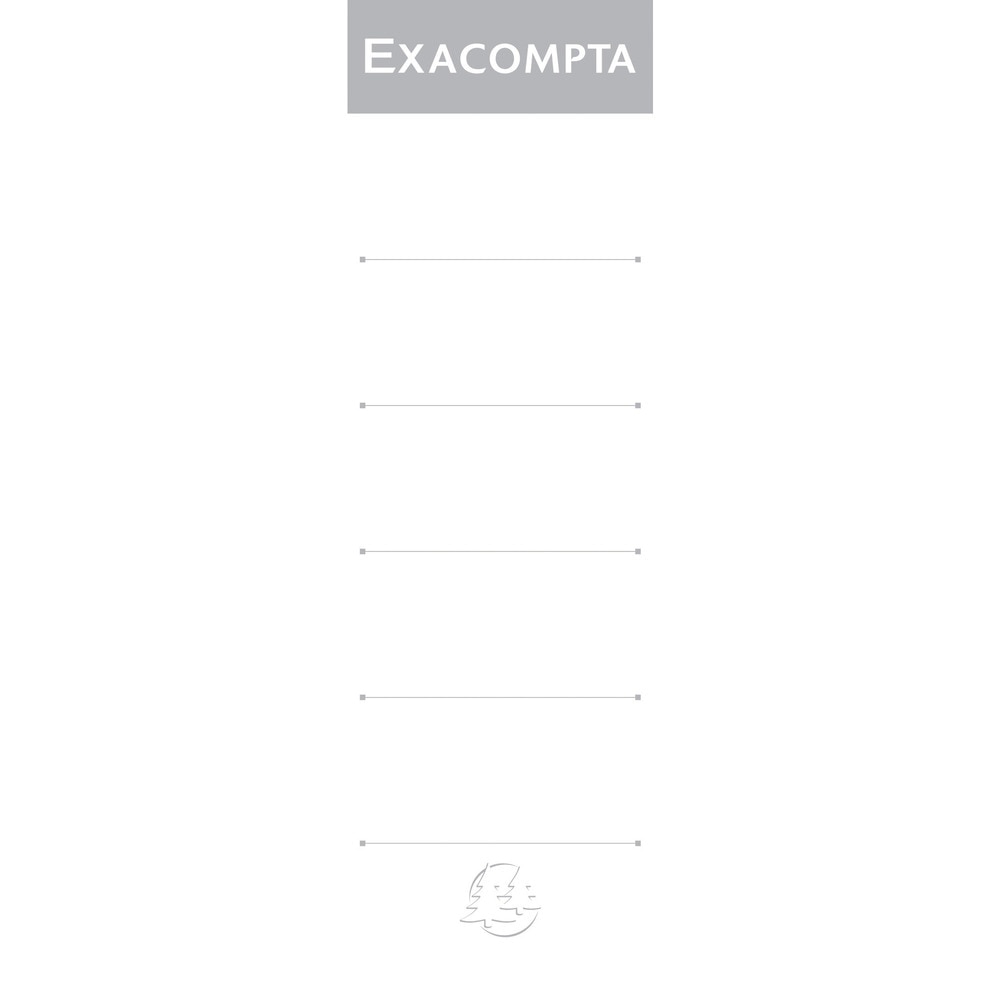 Pack de 10 etiquetas lomo 8