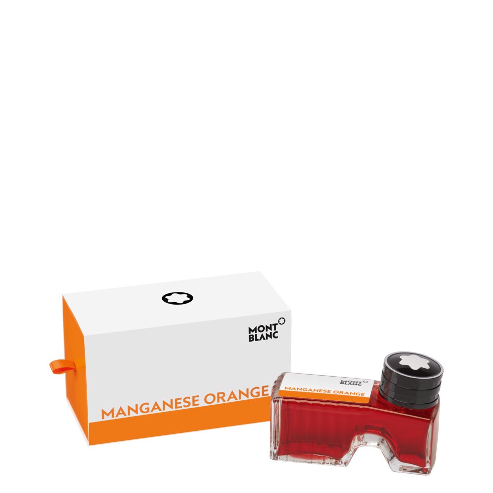 Tintero Montblanc 60 ml naranja manganese.