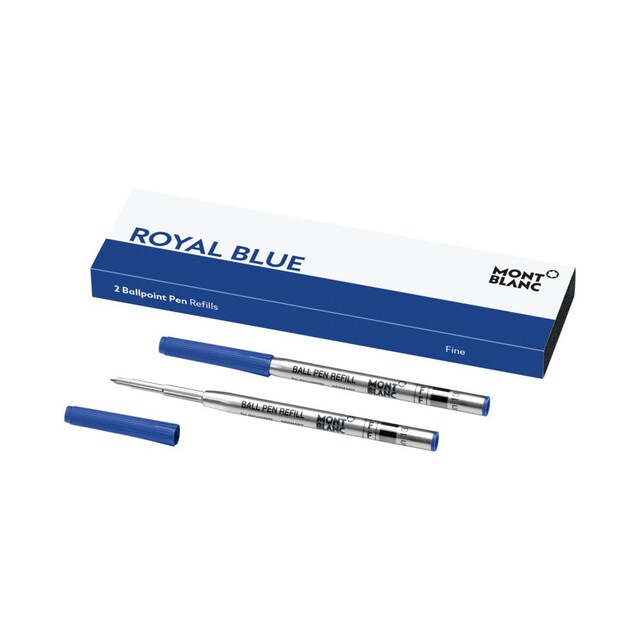 Imagen 0 de Recambio bolígrafo Montblanc (2uds.) royal blue para bolígrafo fino