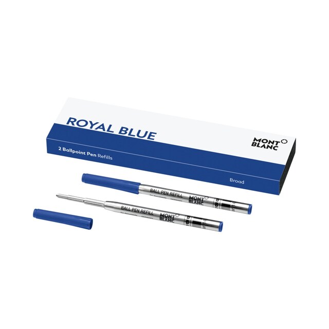 Imagen 0 de Recambio bolígrafo Montblanc (2uds.) royal blue para bolígrafo ancho