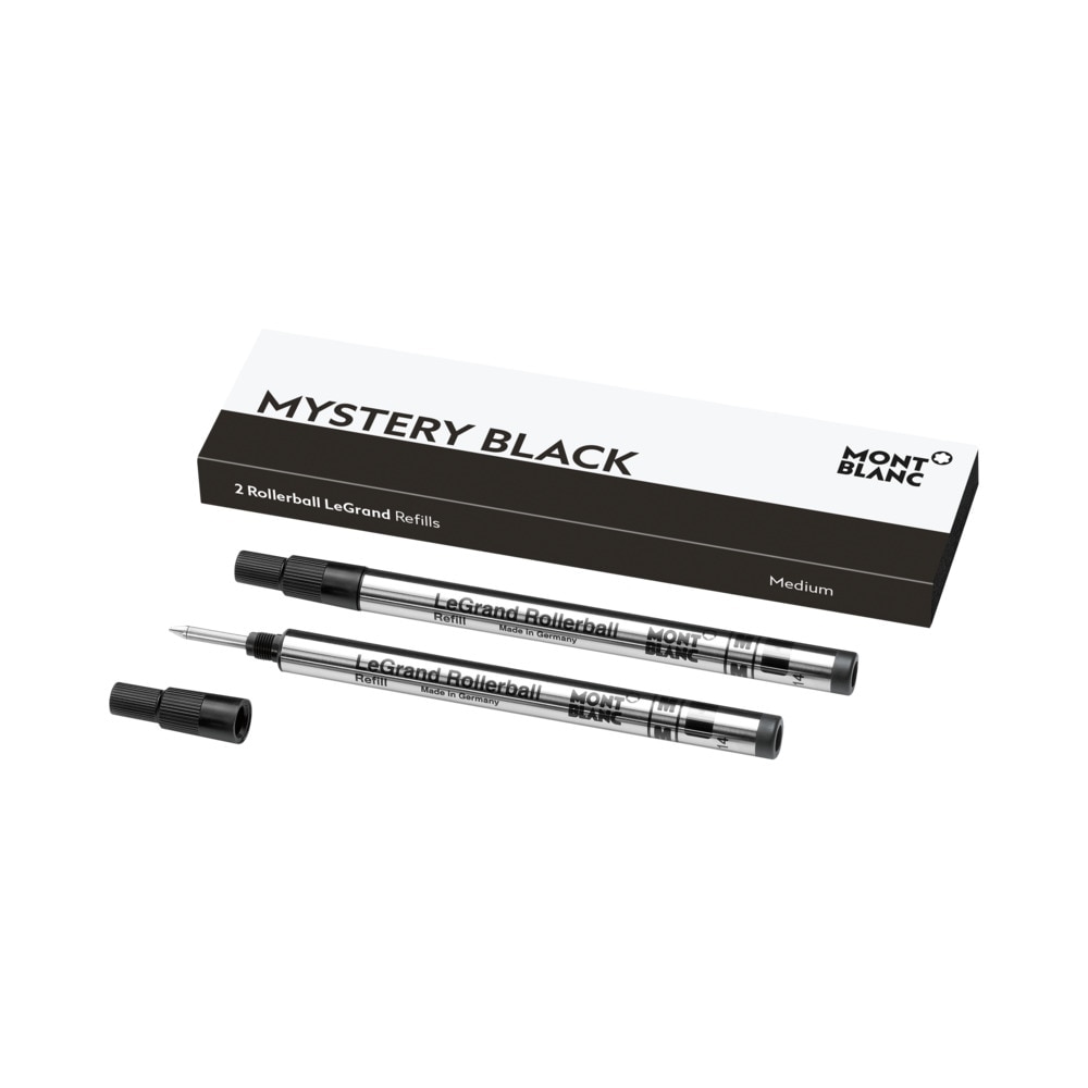 Recambio roller Montblanc mystery black para rollerball colección LeGrand mediano.