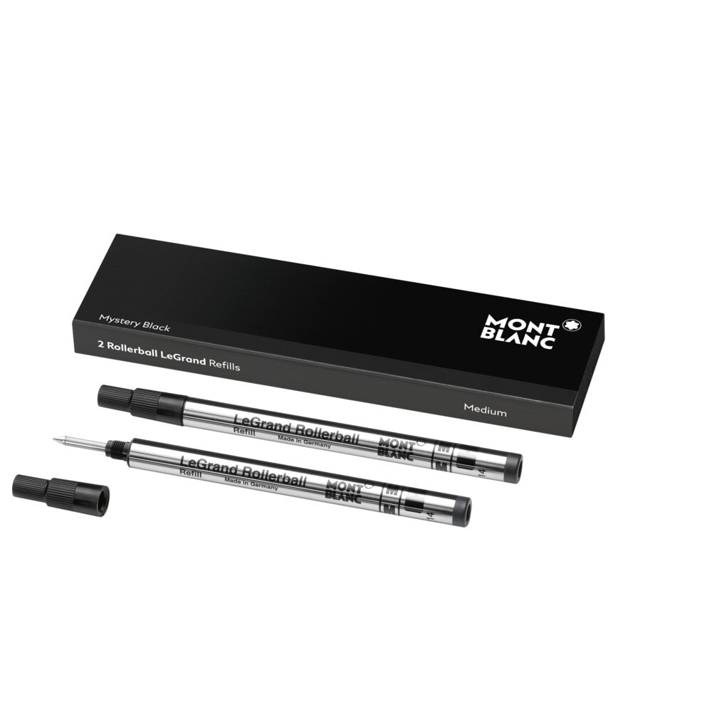 Recambio roller Montblanc mystery black para rollerball colección LeGrand mediano Negro-2