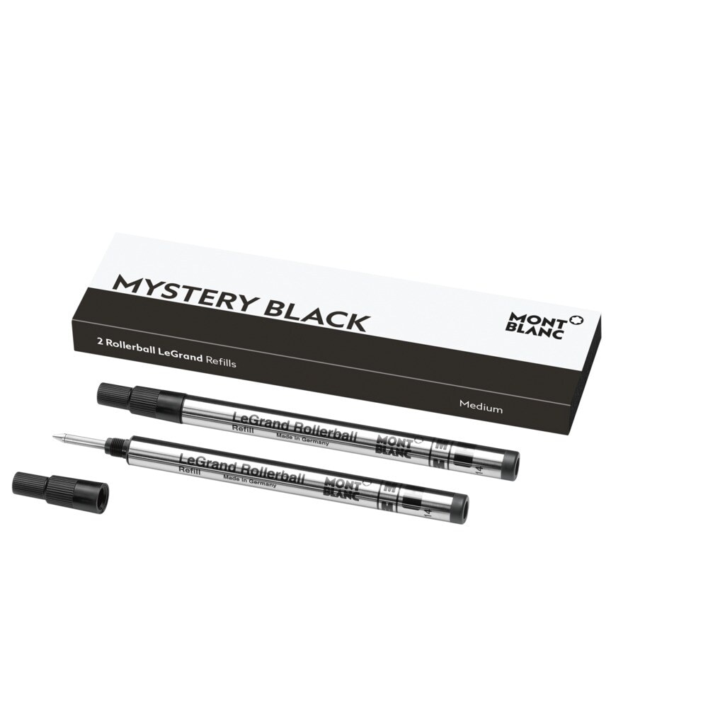 Recambio roller Montblanc mystery black para rollerball colección LeGrand mediano Negro-3
