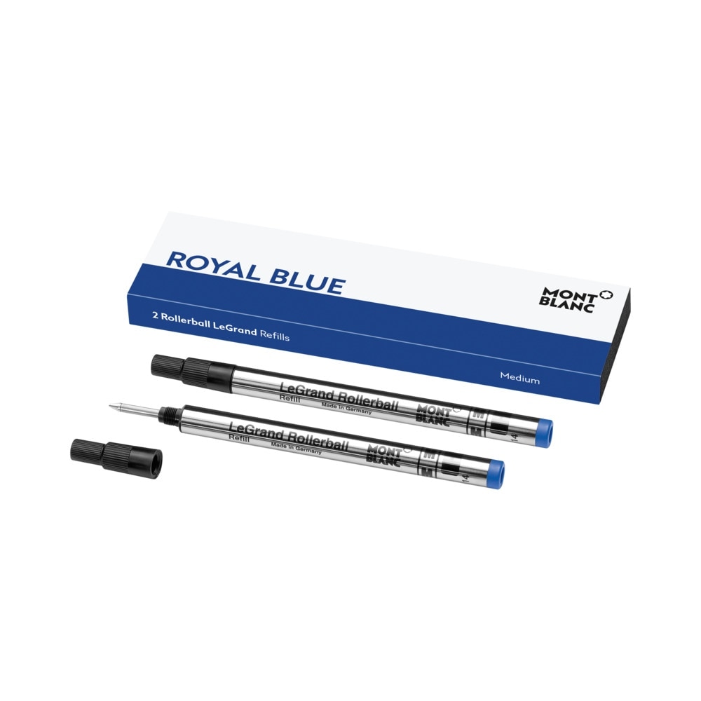 Recambio roller Montblanc (2uds.) royal blue para rollerball colección LeGrand mediano.