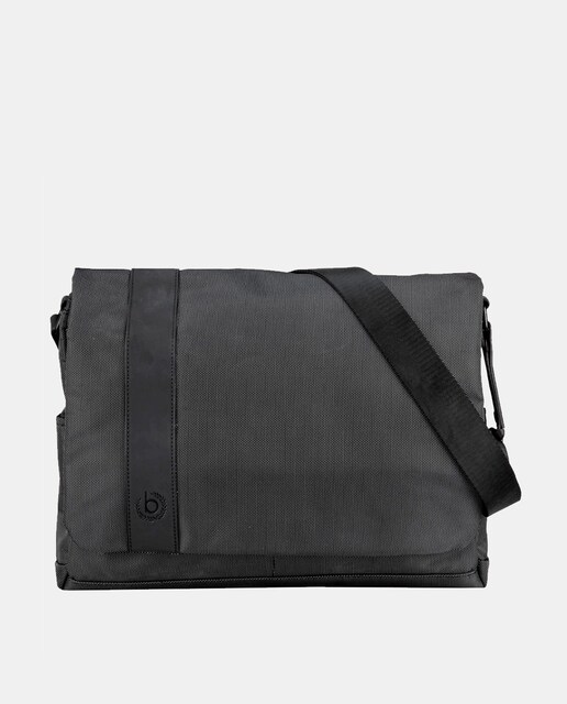 Imagen 0 de Bandolera unisex Domani de color gris oscuro