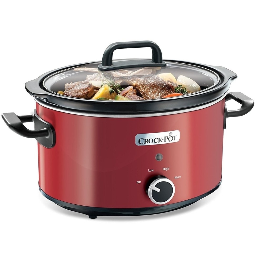 Olla de cocción lenta Crockpot SCV400RD con capacidad para 3,5 litros