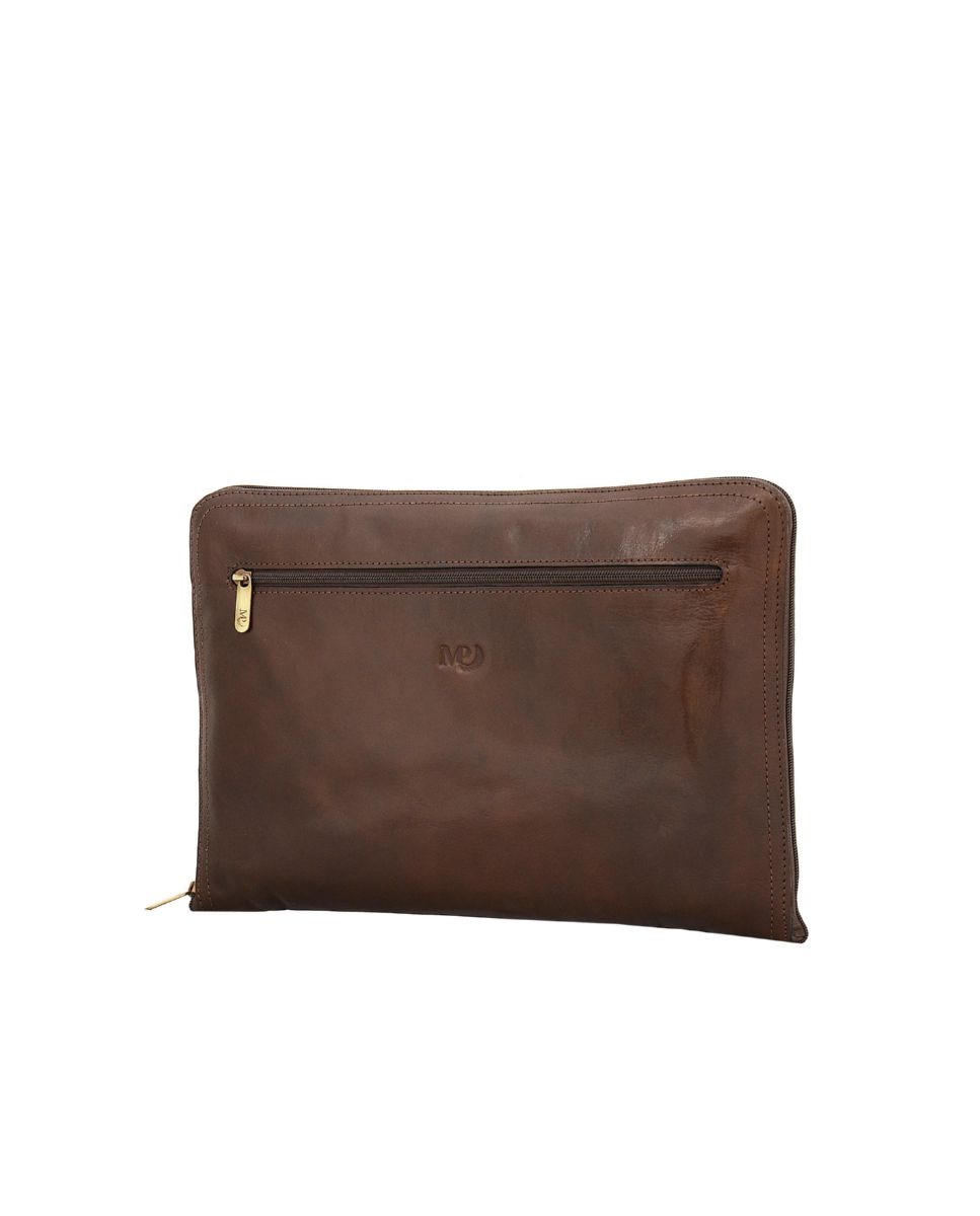 Imagem 0 de Bolsa de Homem Arizona em pele de bovino com curtimenta vegetal em castanho