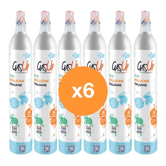 Imagen 0 de Pack de 6 cilindros de repuesto CO2 alimentario