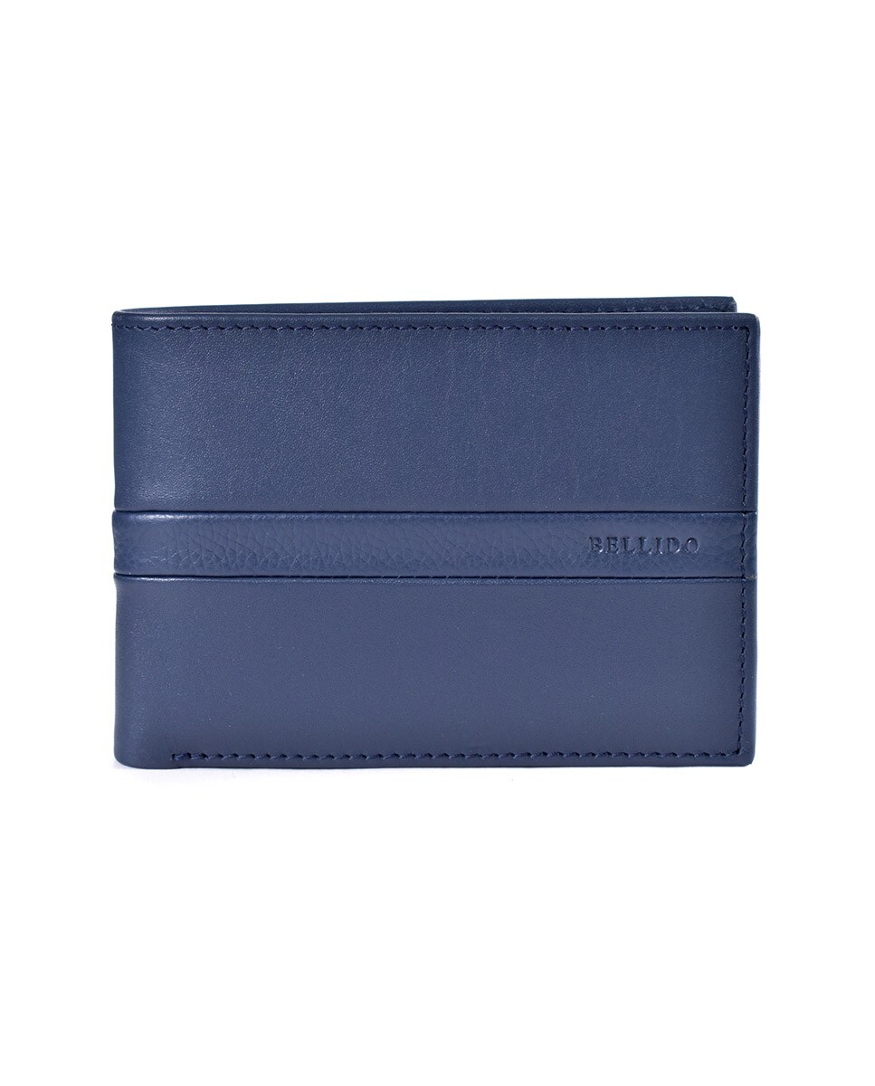 Mercadolibre Cartera Hombre Cierre Cartera De Hombre De Piel Azul