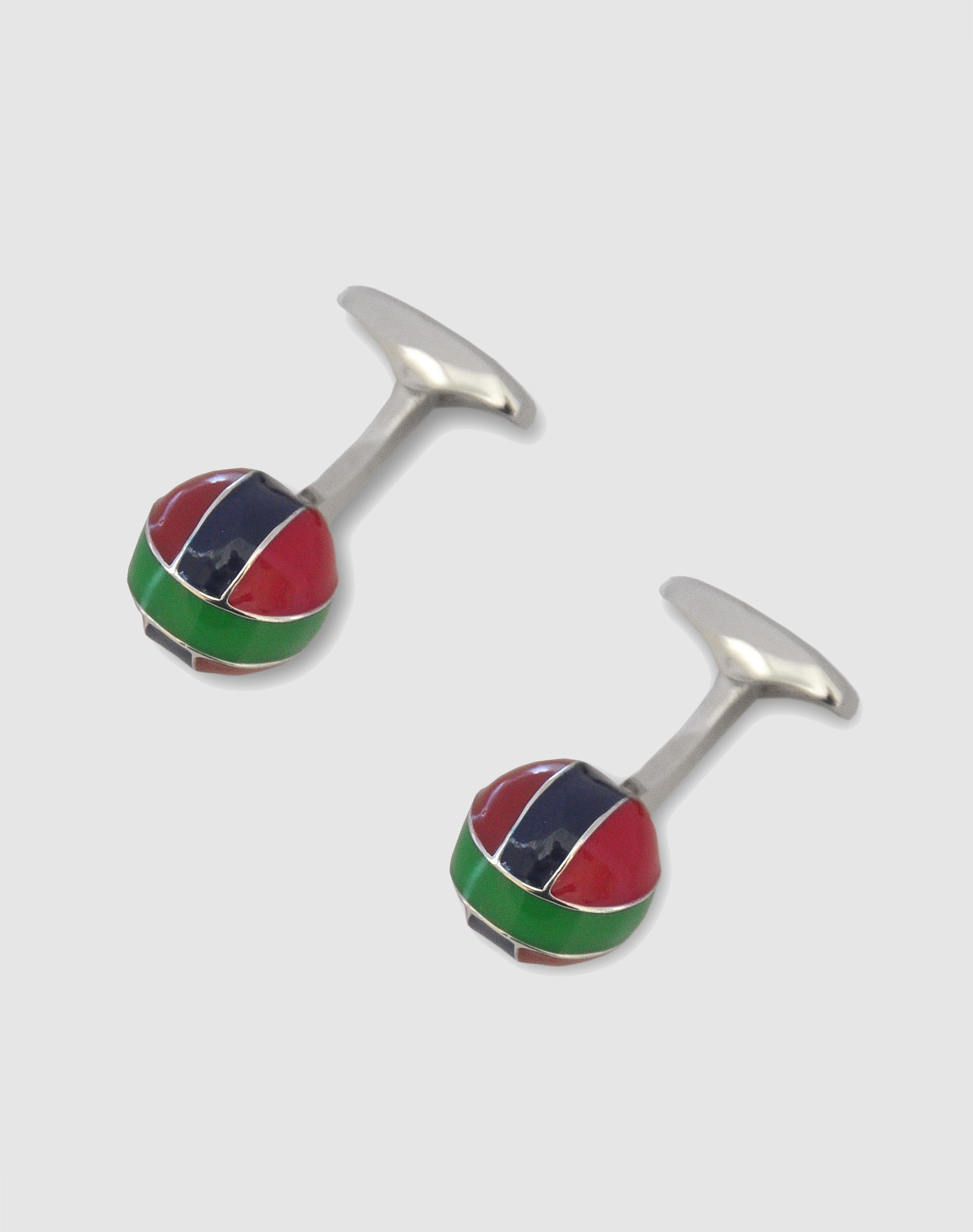 Imagen 0 de Gemelos metálicos con bola multicolor Multicolor
