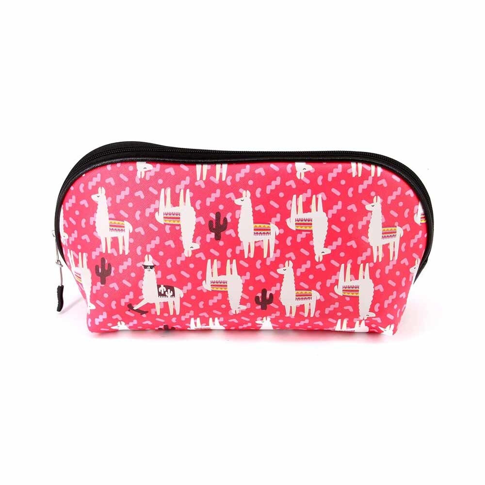 Neceser Jelly Oh My Pop! Cuzco con cremallera en color rojo.