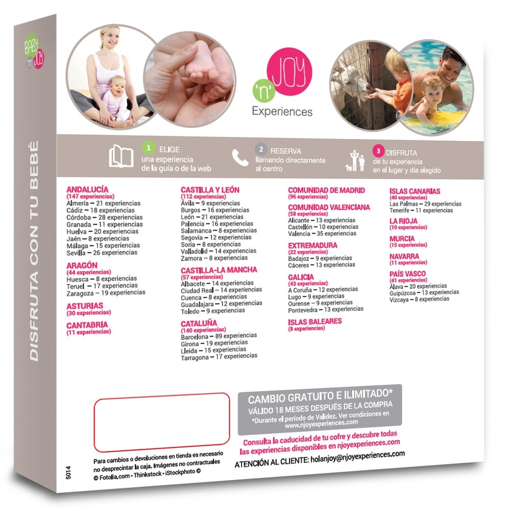 Imagen 2 de NJOY Experiences Caja Regalo Disfruta con tu bebé