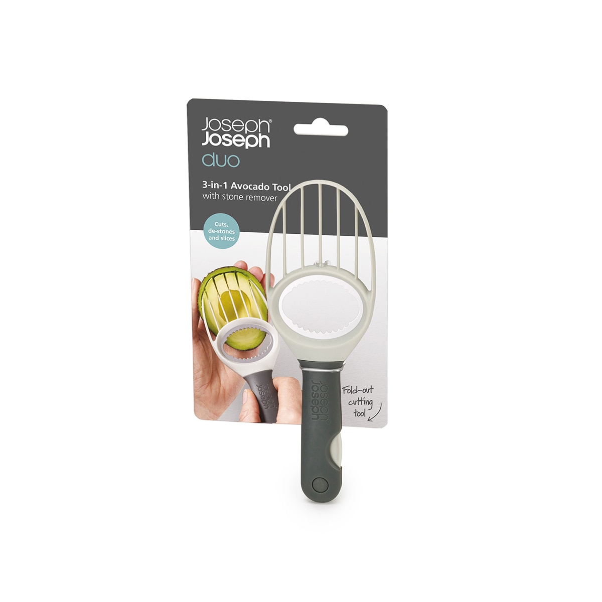 Utensilio 3 en 1 para aguacate Duo Joseph Joseph Beige-7