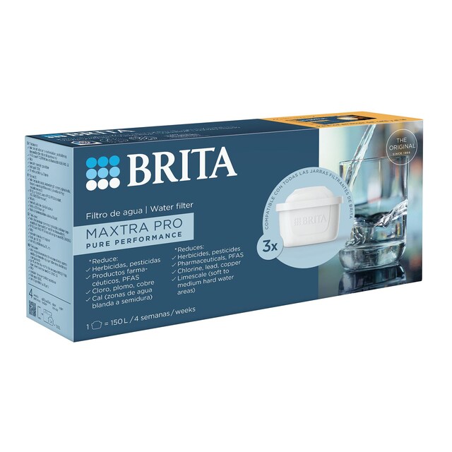 Imagen 0 de Pack 3 filtros de agua Maxtra Pro Brita