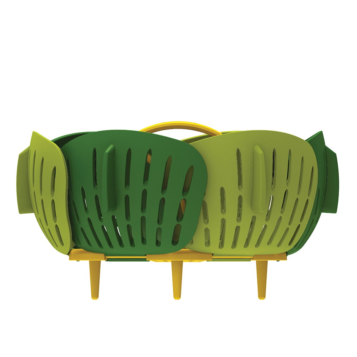 Cesta vaporera plegable Duo Joseph Joseph Verde-14