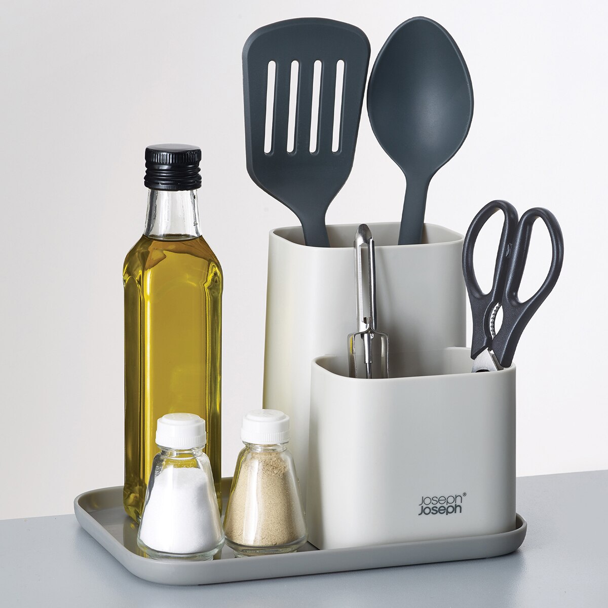 Organizador de encimera Duo Joseph Joseph Gris-5