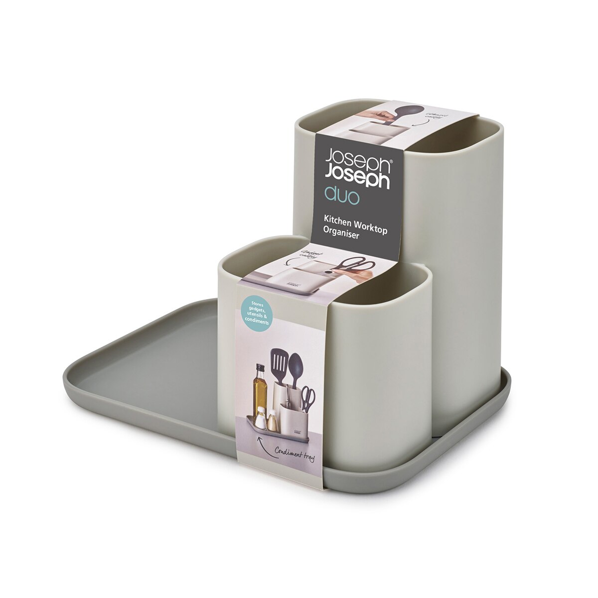 Organizador de encimera Duo Joseph Joseph Gris-7