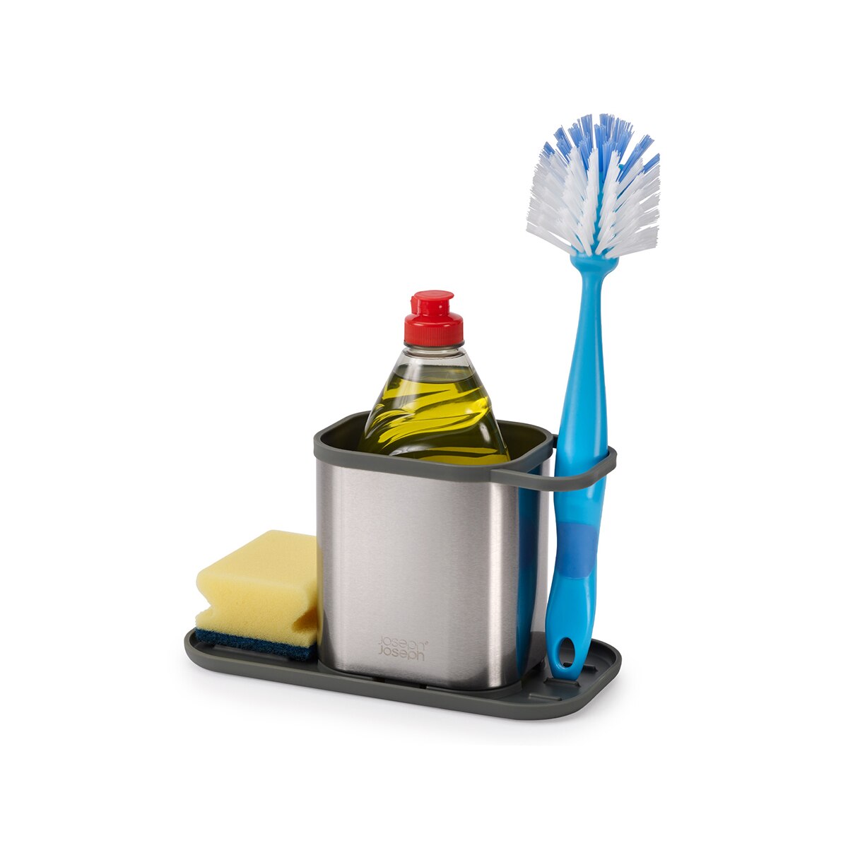 Organizador de fregadero de acero inoxidable Duo Joseph Joseph Acero-3