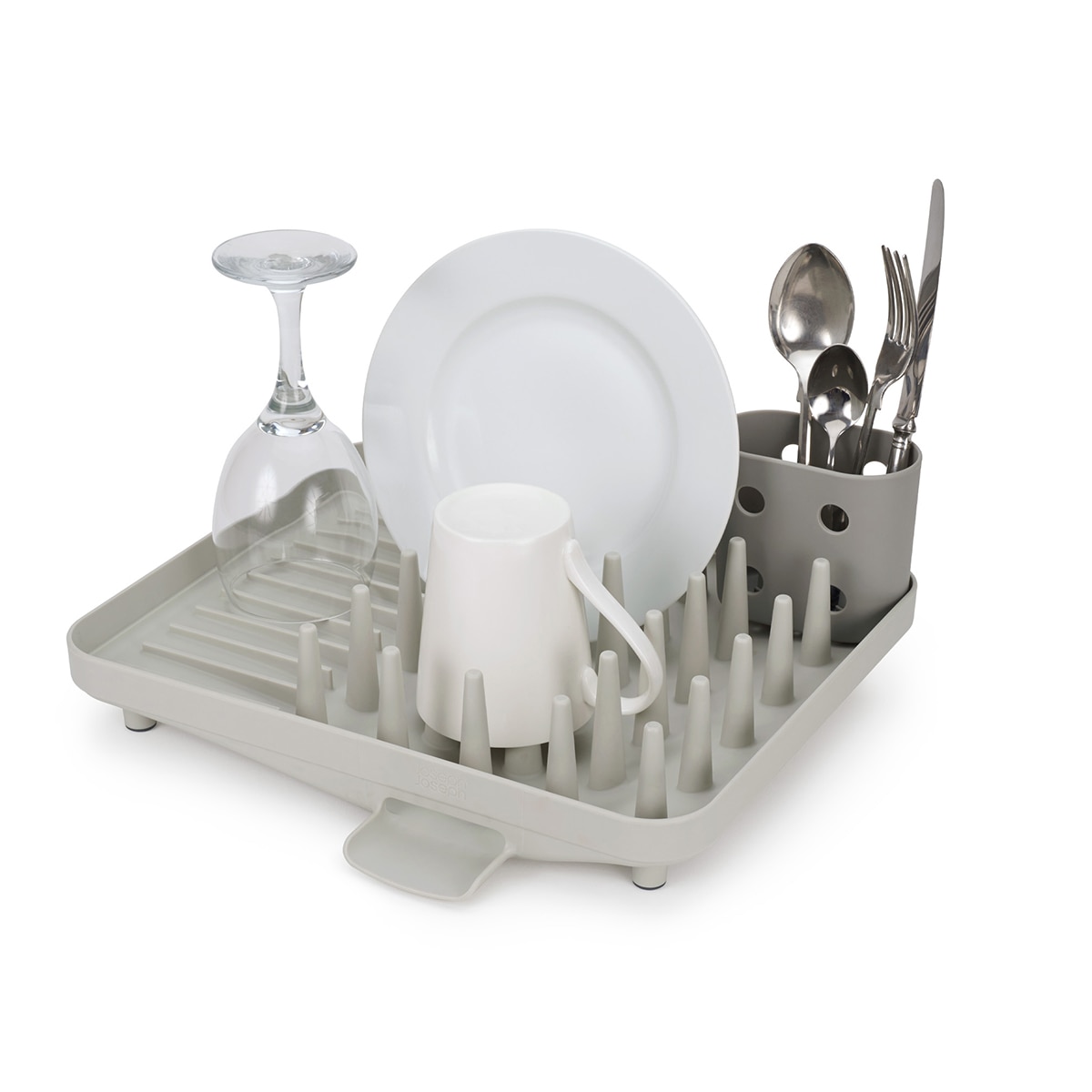 Escurridor para platos compacto Duo Joseph Joseph Gris-2