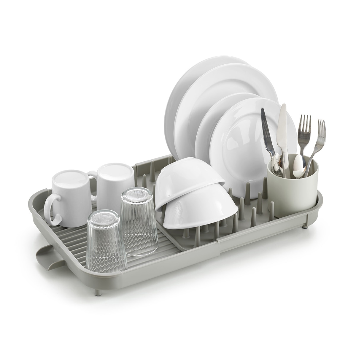 Escurreplatos extensible Duo Joseph Joseph Gris-3