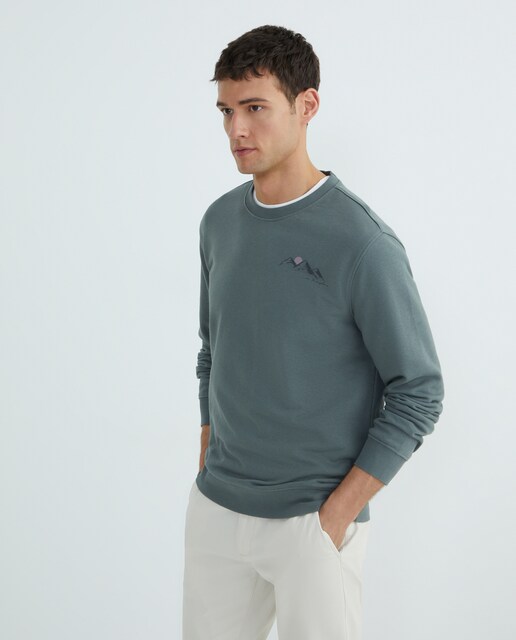 Imagen 0 de Sudadera de hombre cuello caja wild Nature