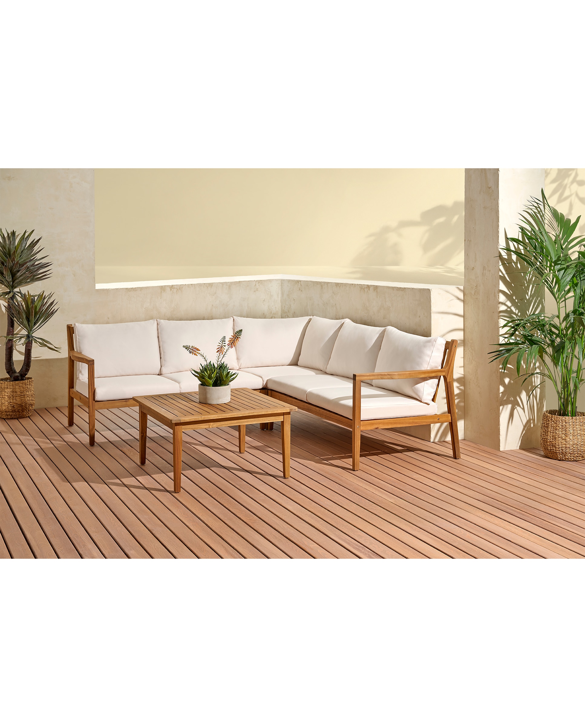 Imagen 0 de Conjunto de jardín con rinconera Preston Basics El Corte Inglés