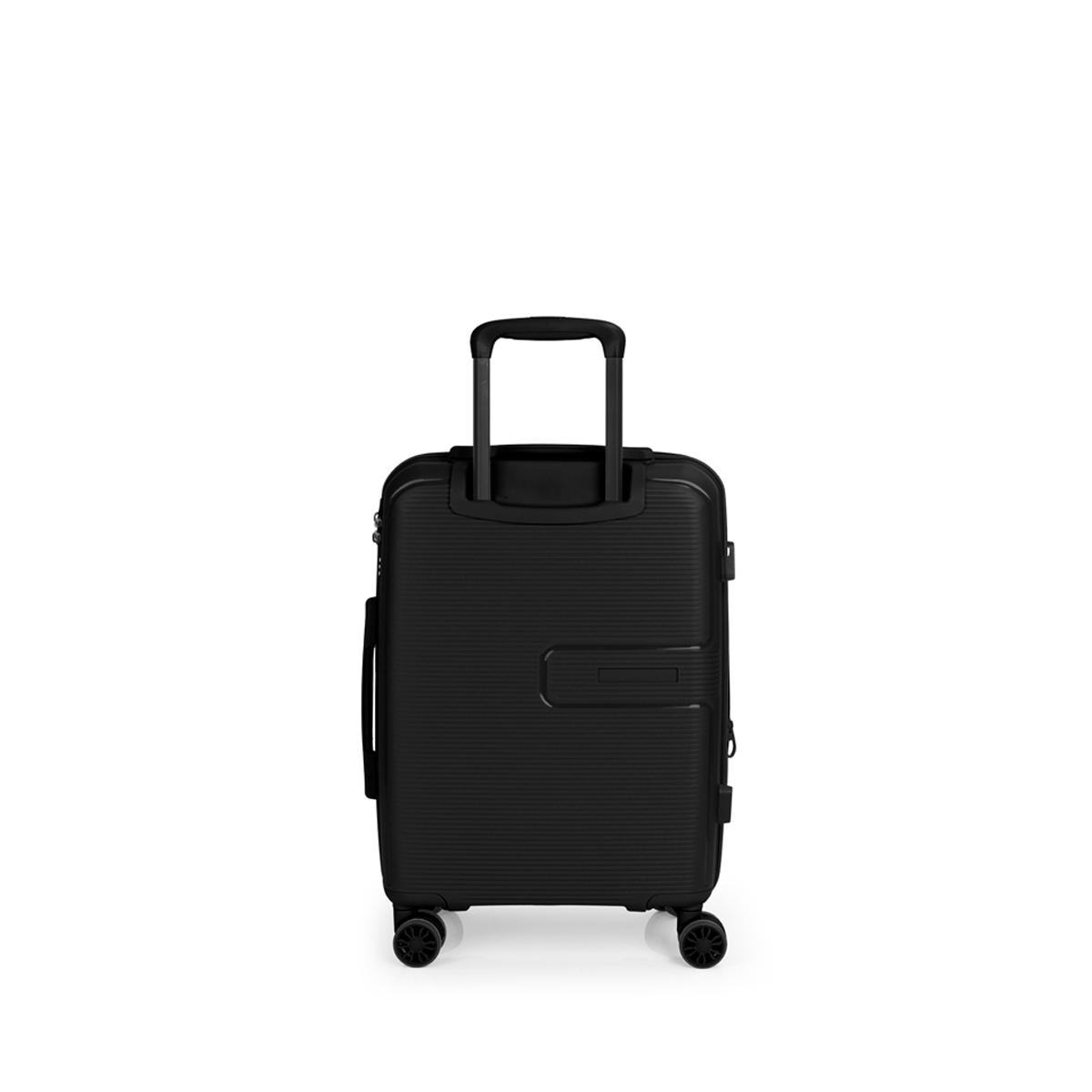 Maleta de Cabina expandible, rígida, con capacidad hasta 43,2 L Negro-3