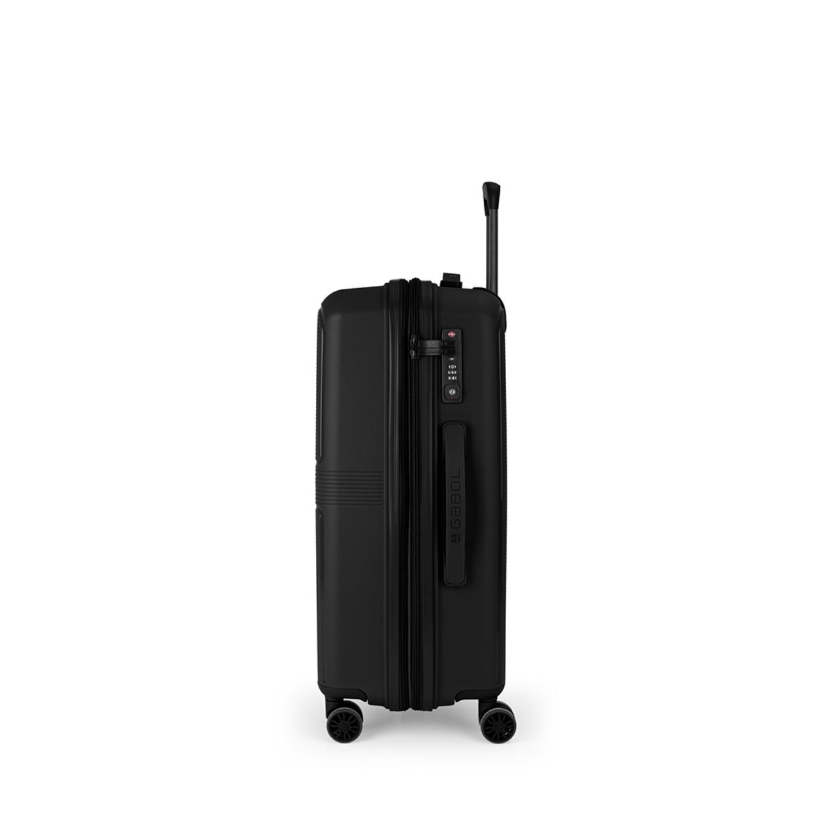 Maleta de tamaño Mediano expandible, rígida, con capacidad hasta 70,6 L Negro-2
