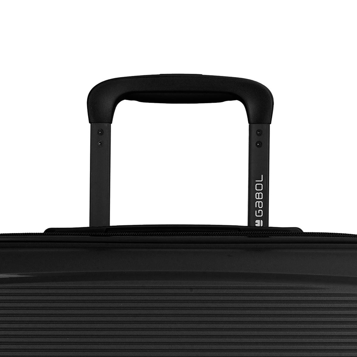 Maleta de tamaño Mediano expandible, rígida, con capacidad hasta 70,6 L Negro-9