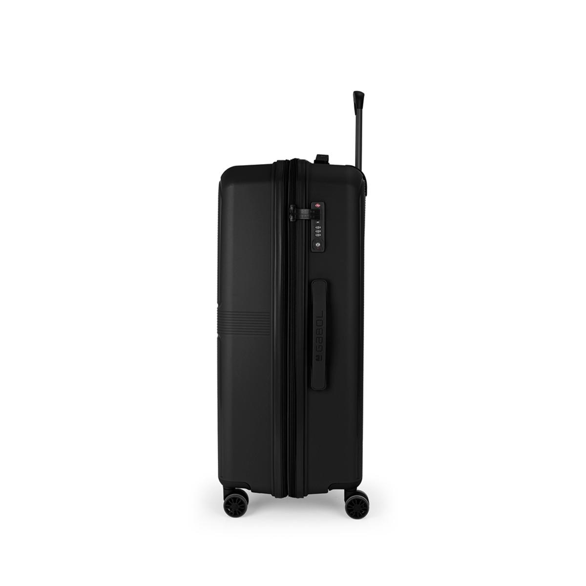 Maleta de tamaño Grande expandible, rígida, con capacidad hasta 103,4 L Negro-2