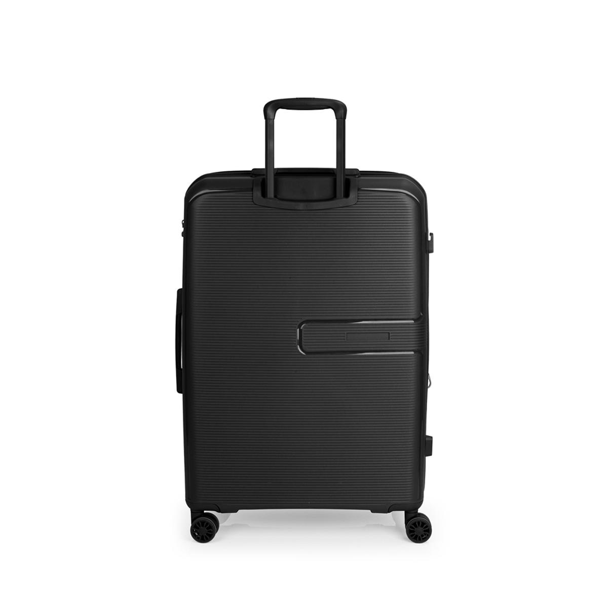 Maleta de tamaño Grande expandible, rígida, con capacidad hasta 103,4 L Negro-3