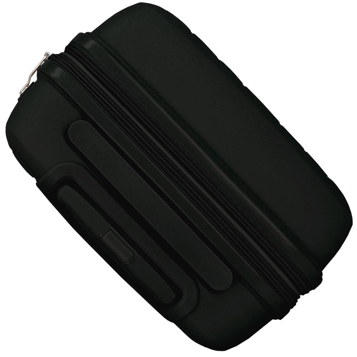Maleta de cabina rígida 55 cm expandible Roll Road Negro-6